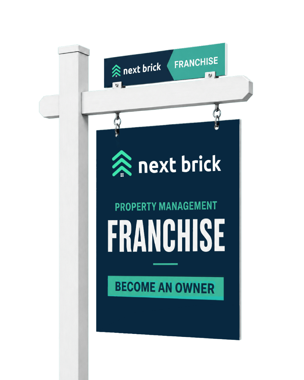 Next Brick franchise sign