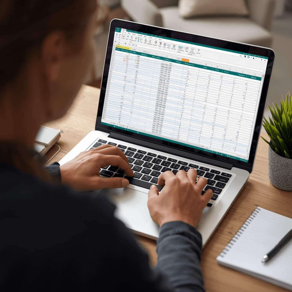Property management Excel spreadsheet showing rent rolls and maintenance logs under 200 doors — illustrating the operational ceiling of manual systems